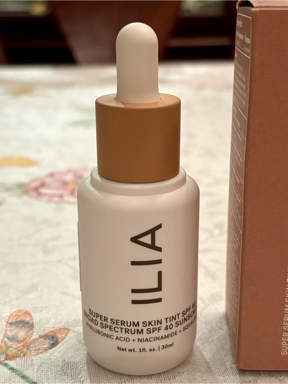 ILIA Super Serum Skin Tint SPF 40 Hydrating Foundation Diaz ST7 Neutral Vegan